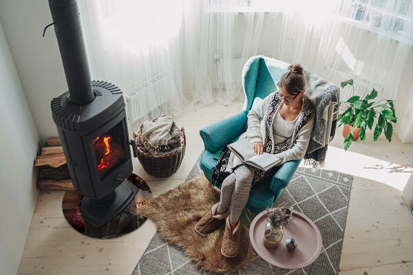 Okrúhle sklo pod krb Kytica kvetov v detaile