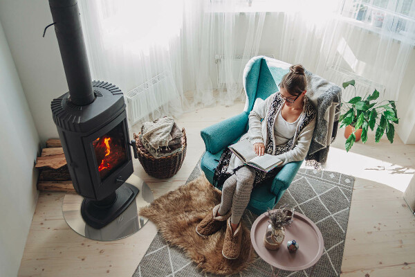 Okrúhla nehorľavá podložka pred krb Farba béžová