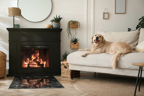 Obdĺžniková podložka pod kachle Trojrozmerná geometria