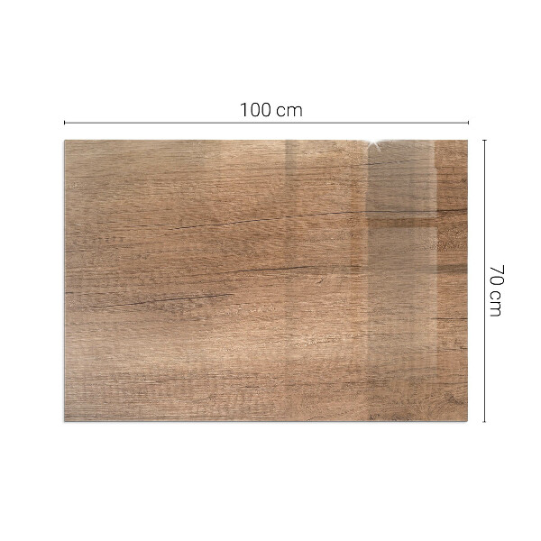 Obdĺžniková podložka pod krb Vzor prírodného dreva