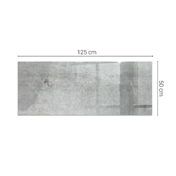 Obdĺžniková podložka pod krb Textúra surového betónu