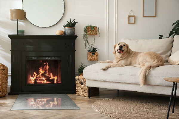 Obdĺžniková podložka pod krb Textúra surového betónu