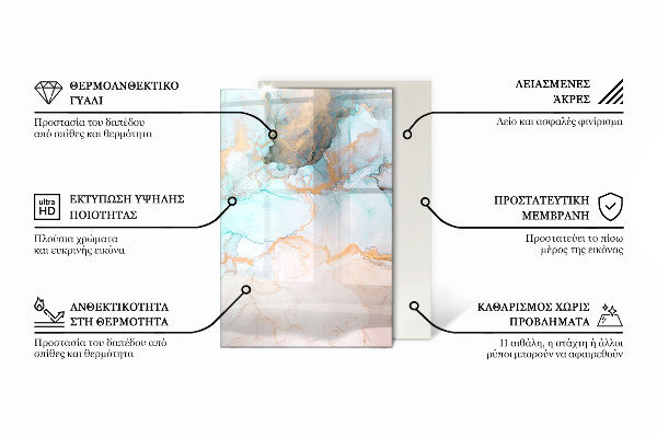 Obdĺžniková podložka pod kachle Surová povrchová textúra