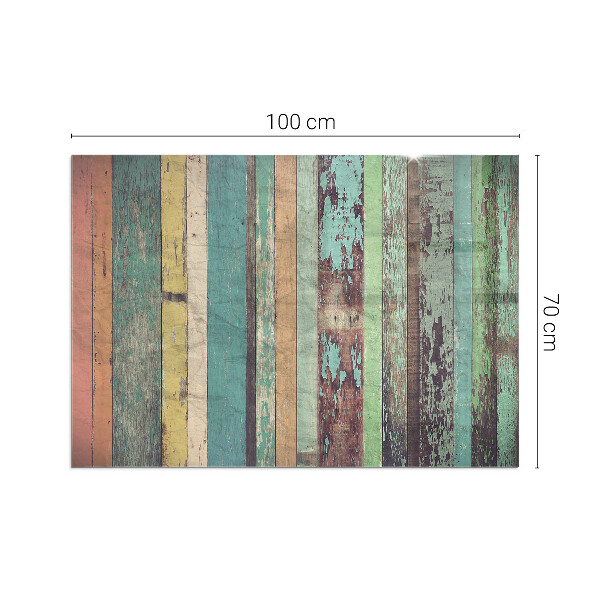 Obdĺžniková podložka pod krb Dosky v rôznych odtieňoch