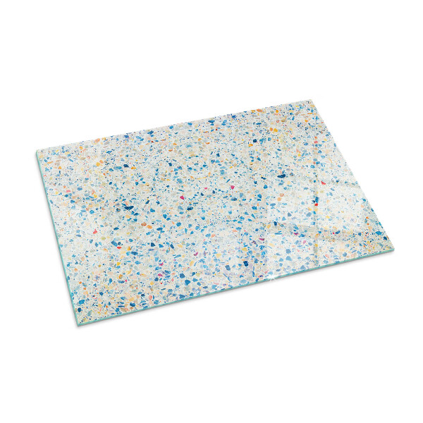 Obdĺžniková sklenená podložka pod krb Abstraktný textúrovaný vzor