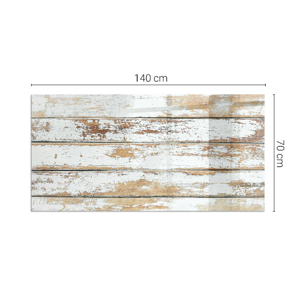 Obdĺžniková podložka pod kachle Poškodená drevená doska