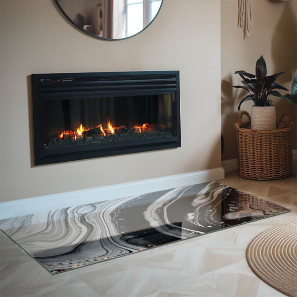 Obdĺžniková podložka pod kachle Abstraktné vlny a čiary