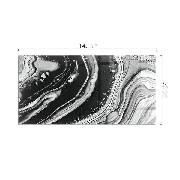 Obdĺžniková podložka pod kachle Abstraktné vlny a čiary