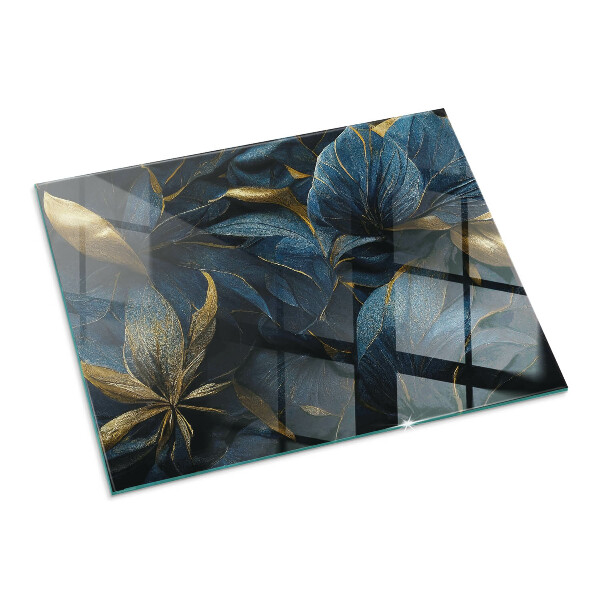 Obdĺžniková podložka pod krb Elegantná textúra listov