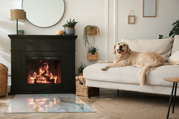 Obdĺžniková podložka pod kachle Abstraktný tekutý vzor