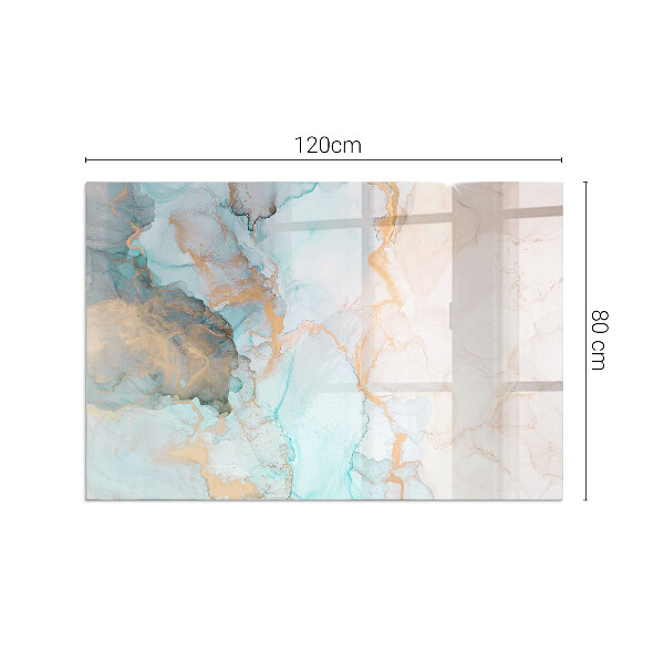 Obdĺžniková podložka pod kachle Abstraktný tekutý vzor