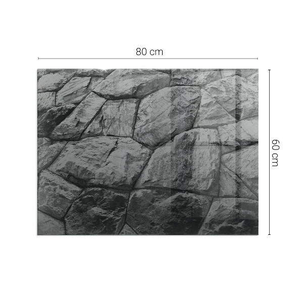 Obdĺžniková podložka pod krb Vzor z prírodného kameňa