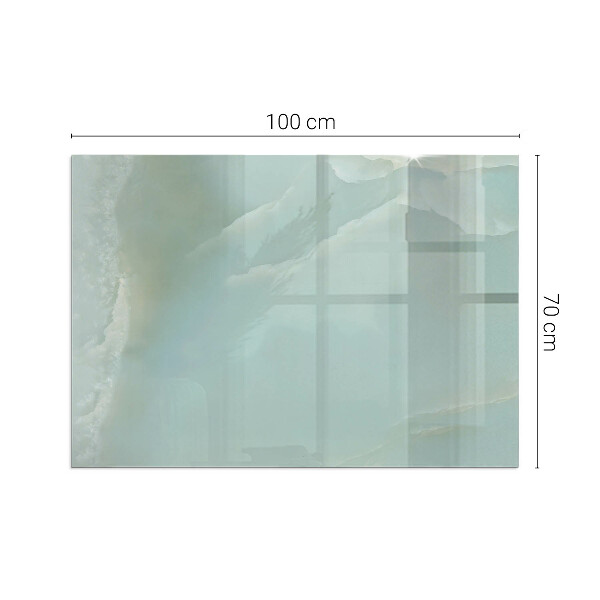 Obdĺžniková podložka pod kachle Jemný mramorový vzor