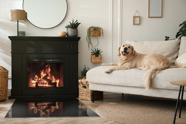 Obdĺžniková podložka pod kachle Farba Čierna