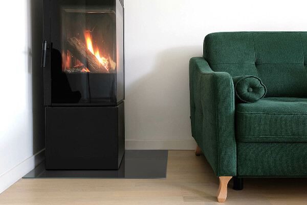 Obdĺžniková podložka pod krb Farba: Šedohnedá