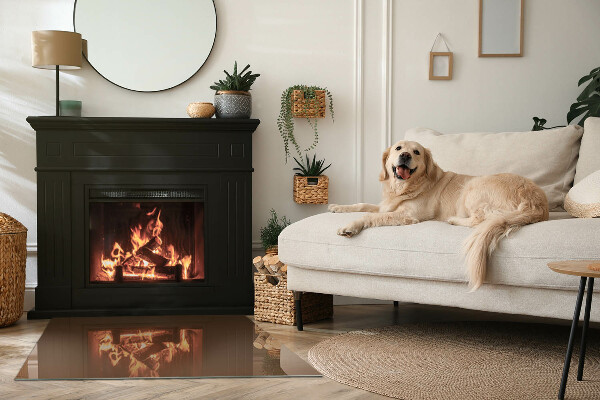 Obdĺžniková podložka pod kachle Farba Hnedá