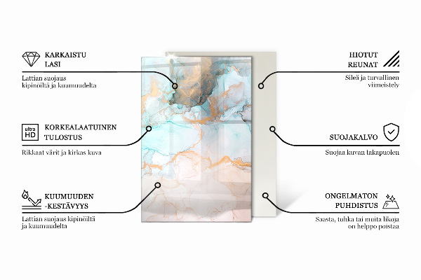 Obdĺžniková podložka pod kachle Farba sivá