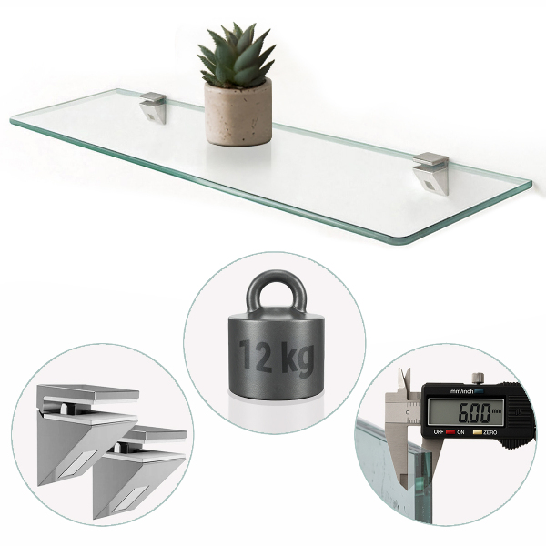 Kúpeľňová polička 90x13 cm