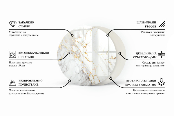 Doska na stôl Čierna bez vzorov