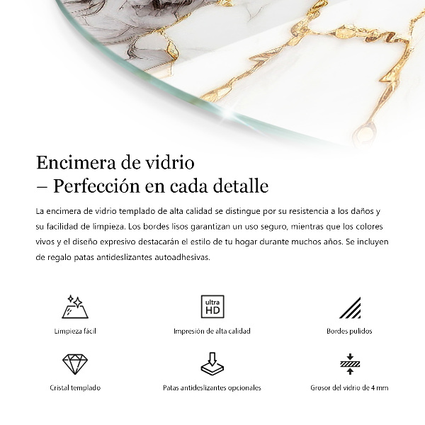 Doska na stôl Štruktúra mramorového vzoru