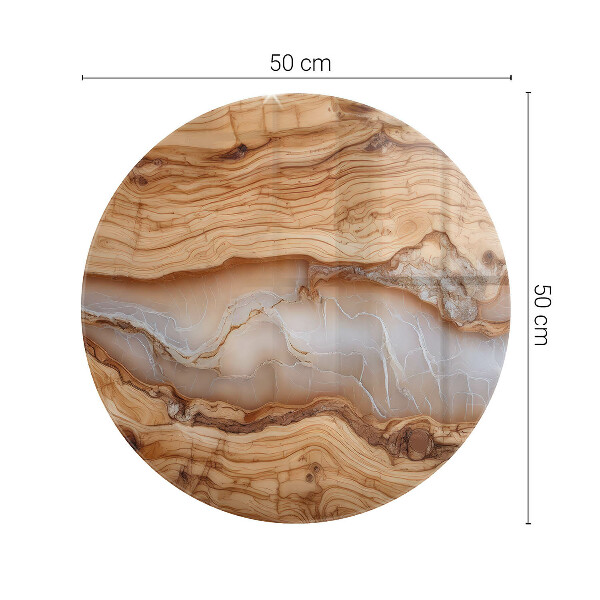 Doska na stôl Drevo s akcentmi živice