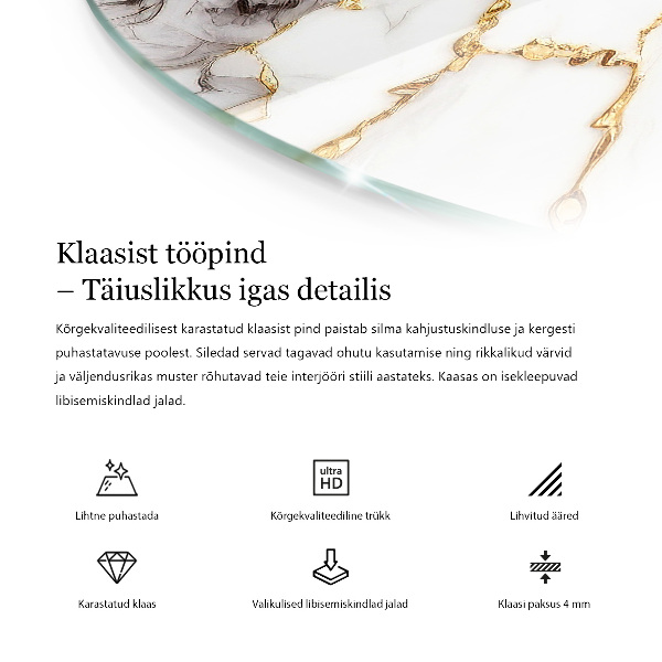 Doska na stôl Štruktúra z prírodného kameňa