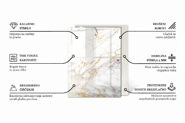 Stolová doska Štýlový drevený motív