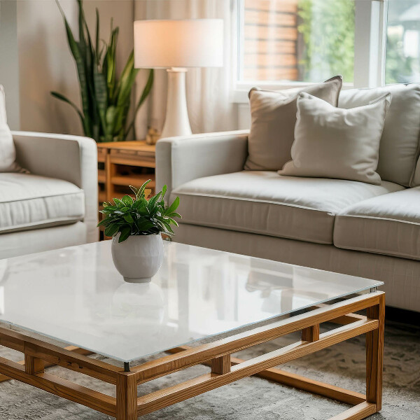 Stolová doska Hladká biela