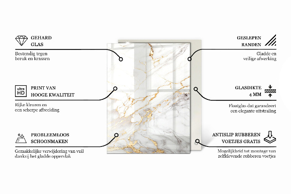 Stolová doska Mramorový vzor