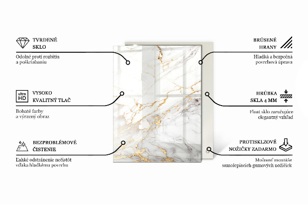 Stolová doska Ozdoby v štýle mozaiky