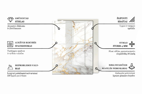 Stolová doska Vzor z prírodného kameňa