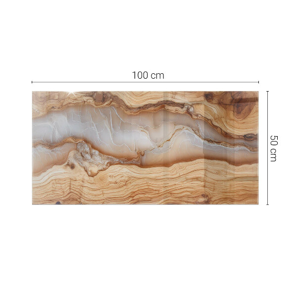 Stolová doska Vzor prírodného dreva a živice