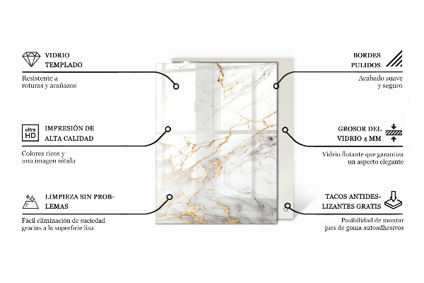 Stolová doska Vzor prírodného dreva a živice