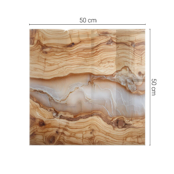 Stolová doska Vzor prírodného dreva a živice