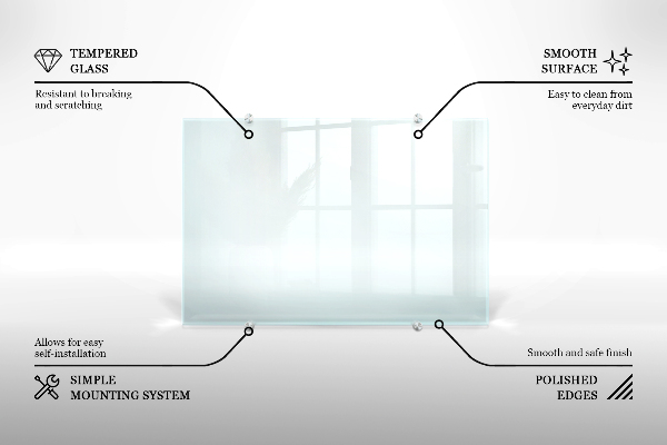 Obklad za kuchynskú linku transparentný 120x60 cm