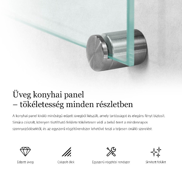 Moderny obklad do kuchyne transparentný 140x70 cm