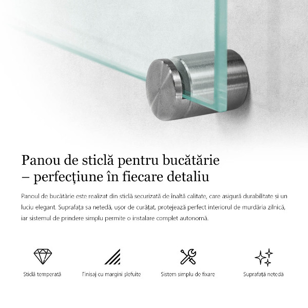 Moderny obklad do kuchyne transparentný 140x70 cm