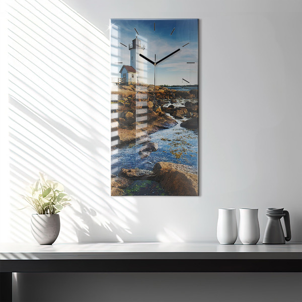 Vertikálne hodiny Maják Annisquam