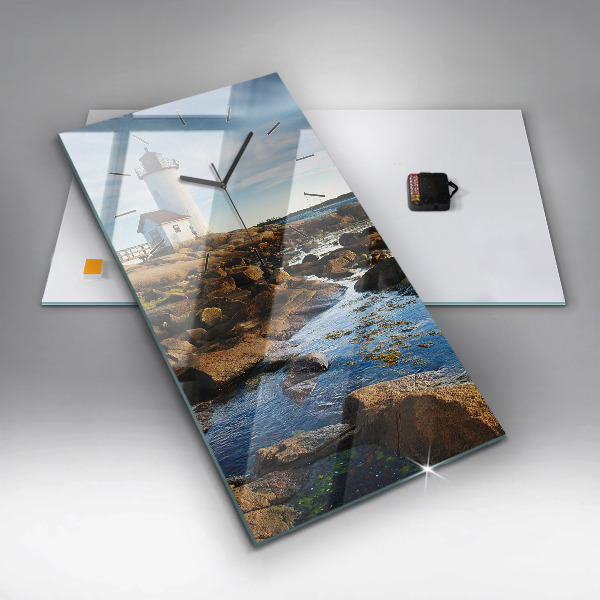 Vertikálne hodiny Maják Annisquam