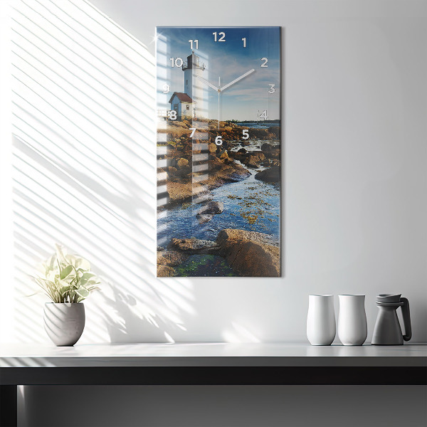 Vertikálne hodiny Maják Annisquam