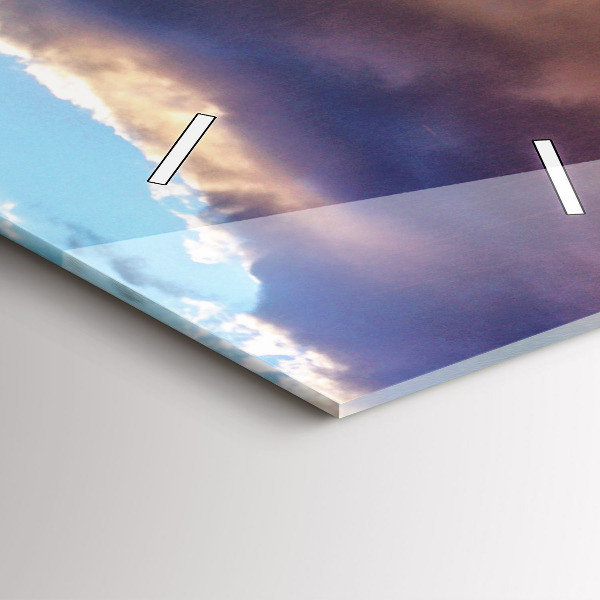 Vertikálne hodiny Vodopád na Islande