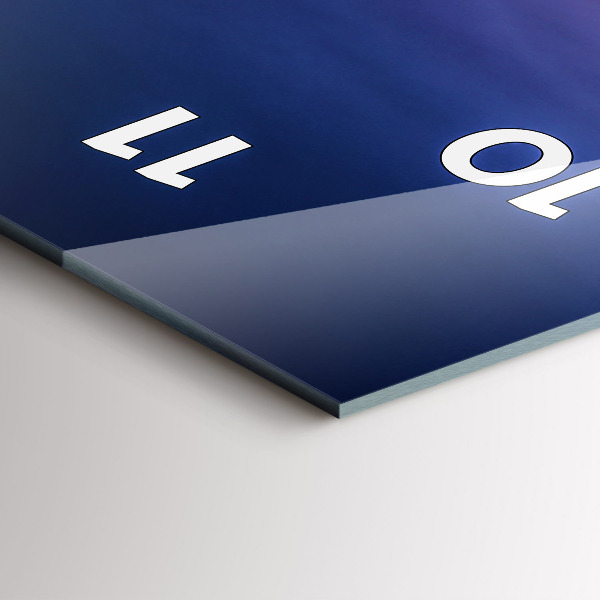 Vertikálne hodiny New York a západ slnka