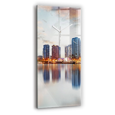 Vertikálne hodiny Panoráma s Eiffelovou vežou