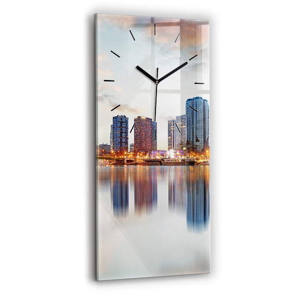 Vertikálne hodiny Panoráma s Eiffelovou vežou