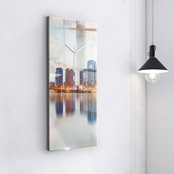 Vertikálne hodiny Panoráma s Eiffelovou vežou