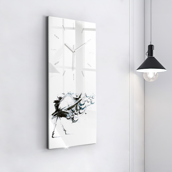 Vertikálne hodiny Žena tancujúca balet