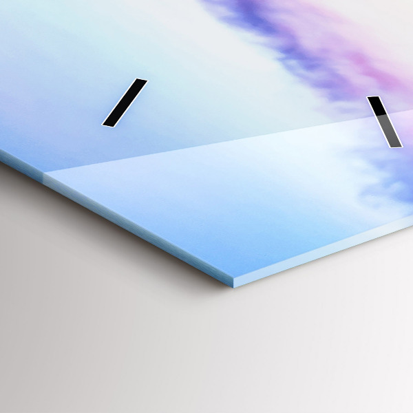 Vertikálne hodiny Most v prístave večer