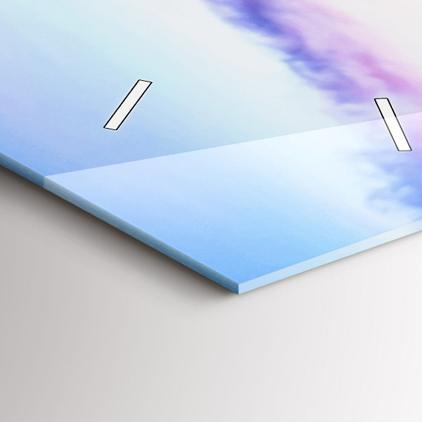 Vertikálne hodiny Most v prístave večer