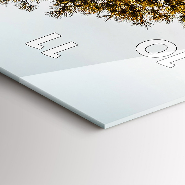 Vertikálne hodiny Strom v horách