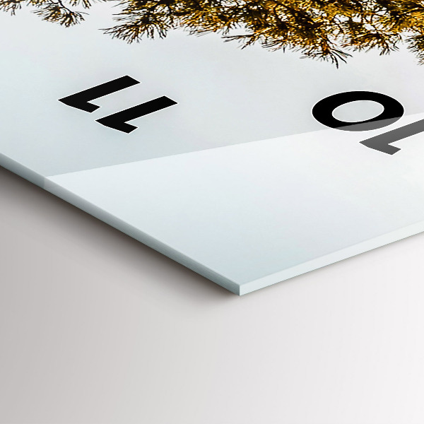 Vertikálne hodiny Strom v horách